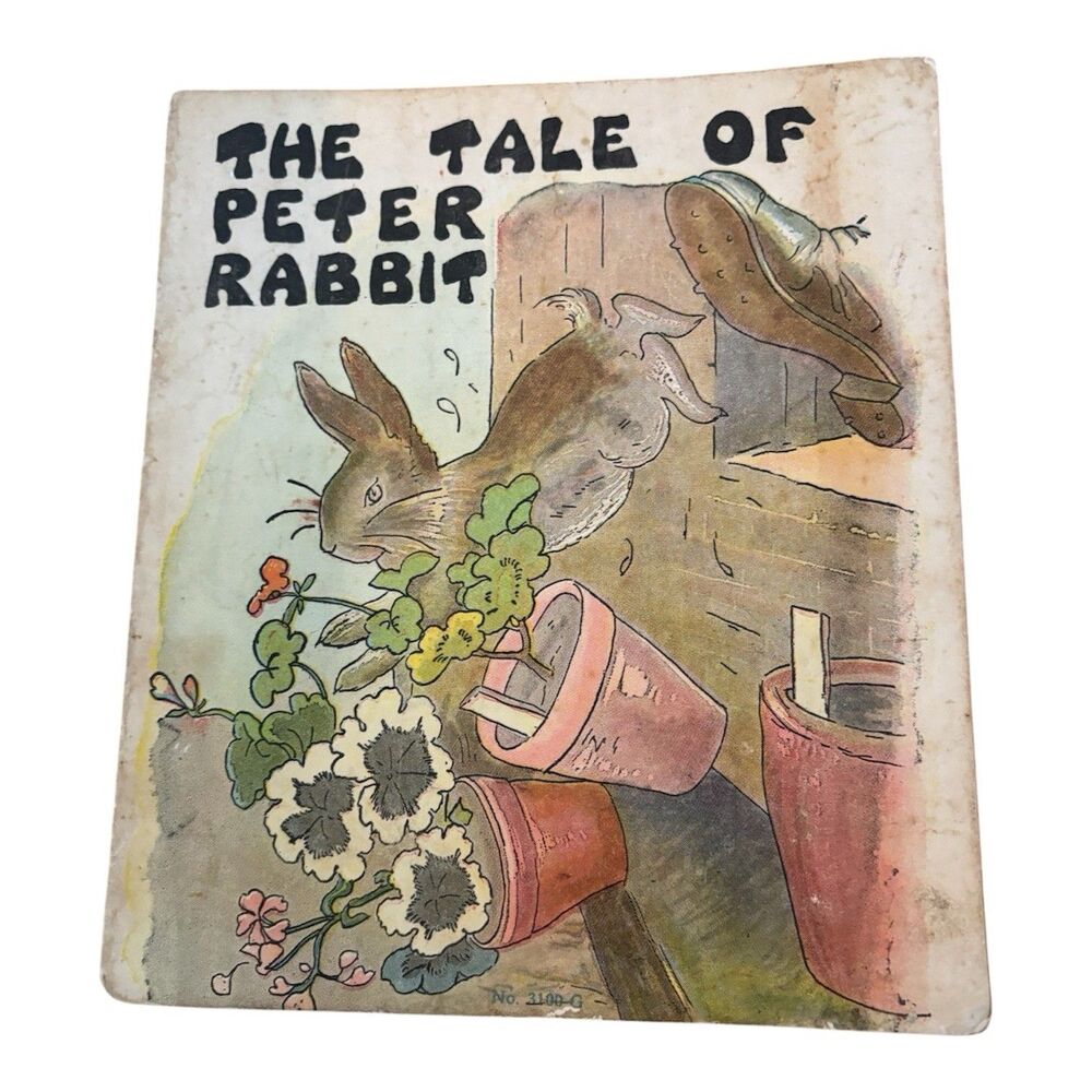 Platt & Munk VTG 1932 Tale of Peter Rabbit Book Beatrix Potter Childrens Reader
